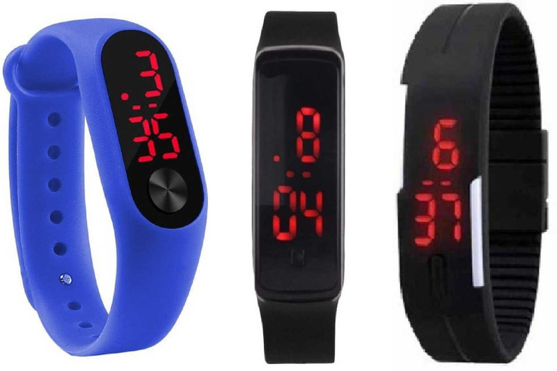 giffemans new 3 digital combo watches for kids and boys today fashion fast selling product Watch - For Men & Women Digital Watch  - For Boys & Girls