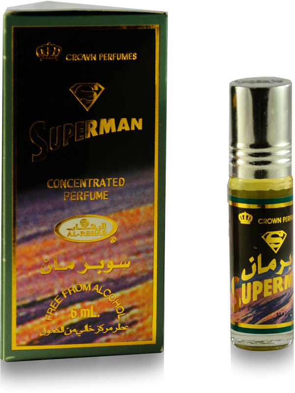 Al rehab Superman Floral Attar 6 ml Pack of 2 (For Men & Women) Floral Attar(Floral)