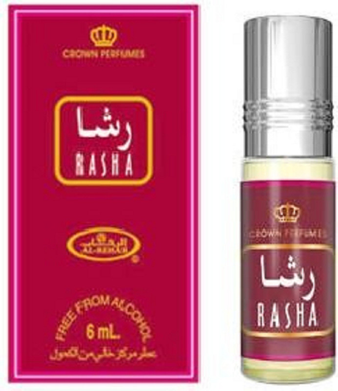 al rehab Rasha Floral Attar 6 ml Pack of 6 (For Men & Women) Floral Attar(Floral)