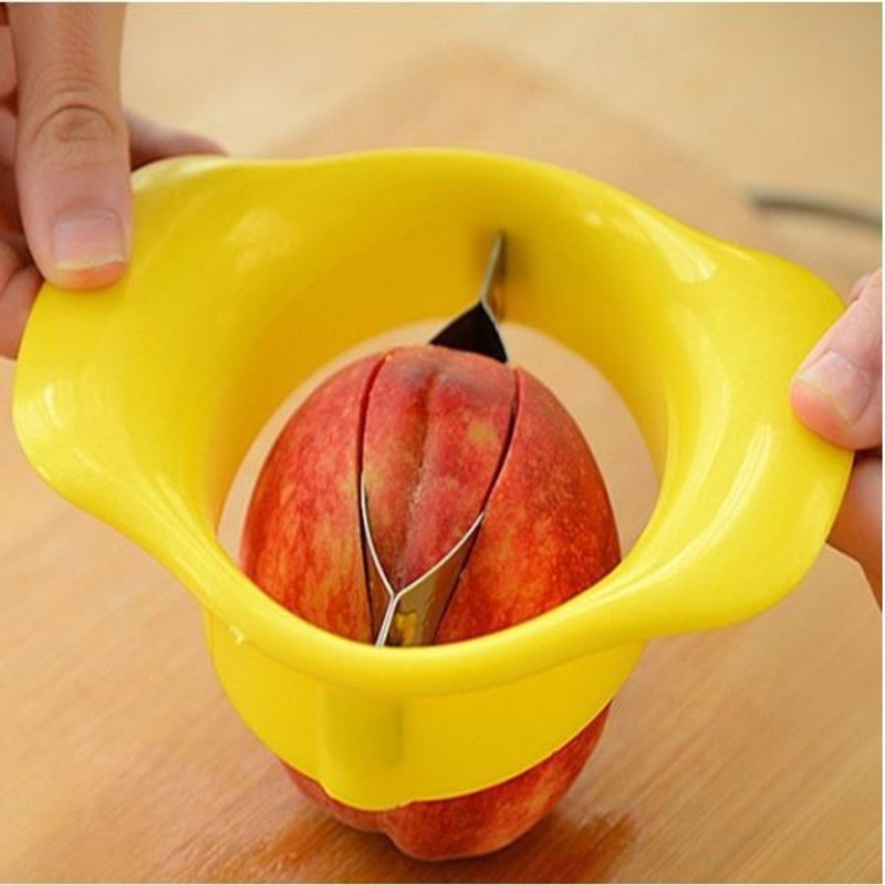 gayatri online shop Stainless Steel Mango Slicer Pear Corer Cutter Mango Corer Remover Kitchen Fruits Vegetable Tools Fruit Chopper fruit Mango Splitter Vegetable & Fruit Slicer(1)