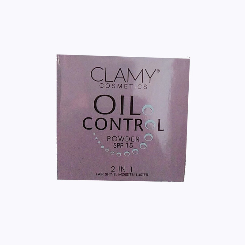 clamy OIL CONTROL POWDER SPF 15, 2 IN 1(40G) Compact(Beige, 40 g)