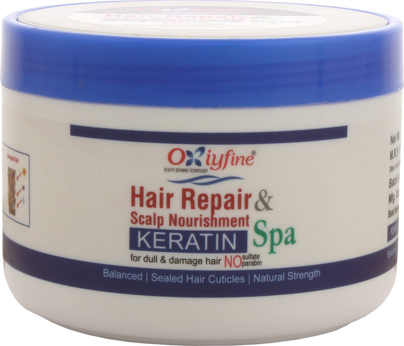 oxiyfine hair repair and scalp nourishment keratin hair spa cream(450 g)