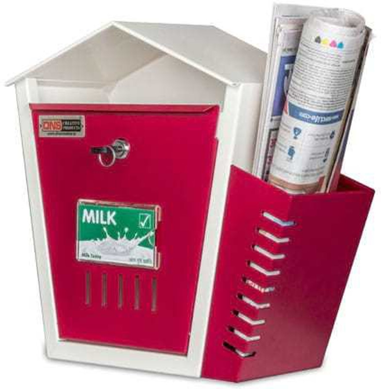 dns Wall Mounted Mailbox(Maroon)