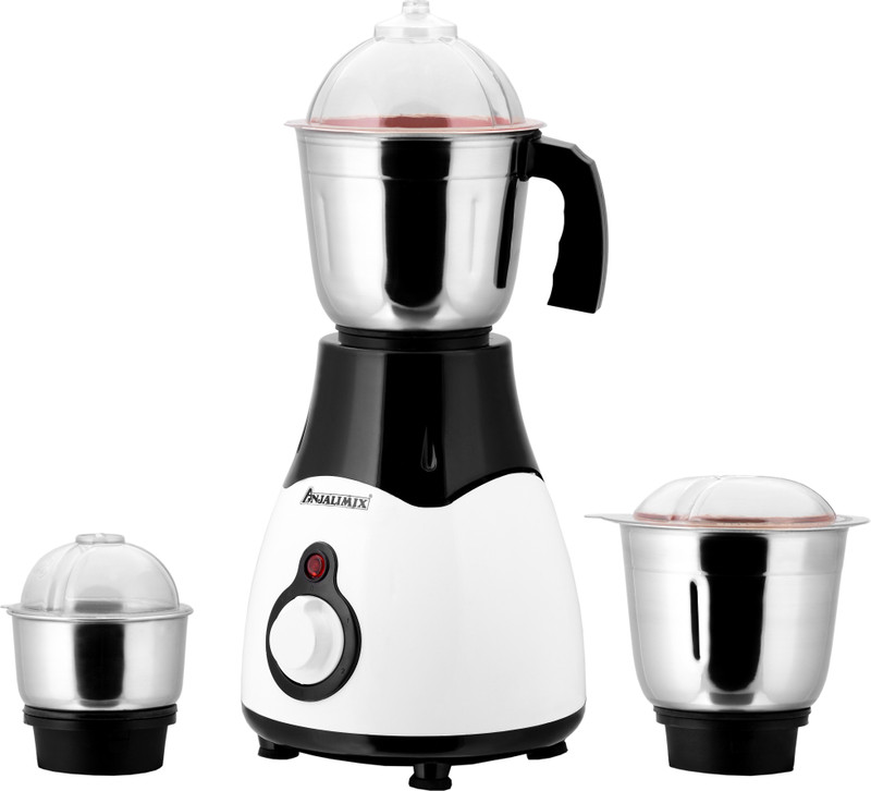 ANJALIMIX Tabby TABBYBLACK3JAR600 600 Mixer Grinder(Black, 3 Jars)
