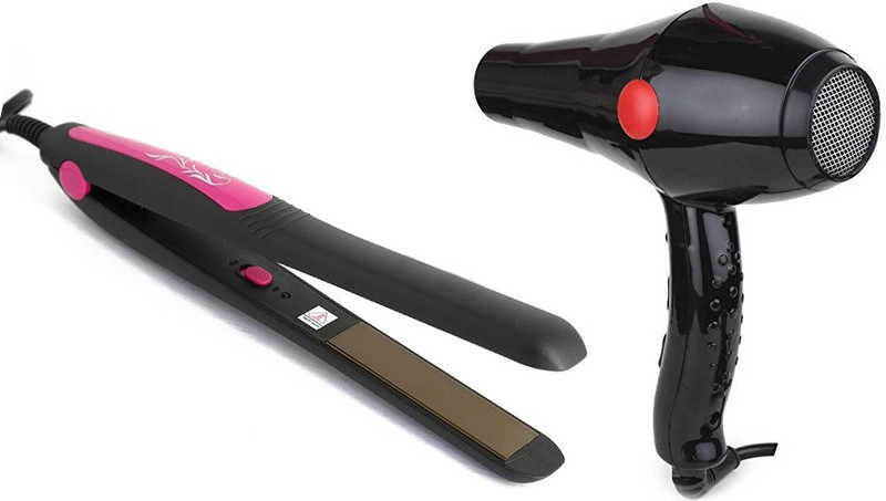 pritam global traders combo packs Professional KM-328 Hair straightner & hair dryer 1500 watt for women cb-2888 Personal Care Appliance Combo(Hair Dryer, Hair Straightener)