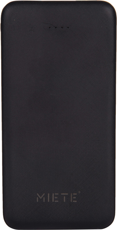 miete 10000 mAh Power Bank (Roar100, Lithium Polymer )(Black, Lithium Polymer)