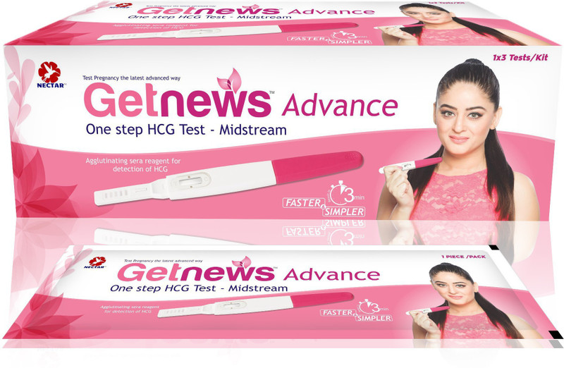 neclife getnews advance one step hcg midstream pregnancy test kit 3 tests buy online in tajikistan at tajikistan desertcart com productid 138380740