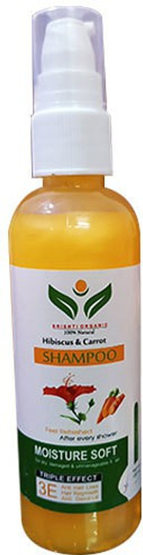 srishti organic Hibiscus & Carrot Shampoo(100 ml)