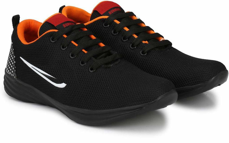 cognac Walking Shoes For Men(Black)