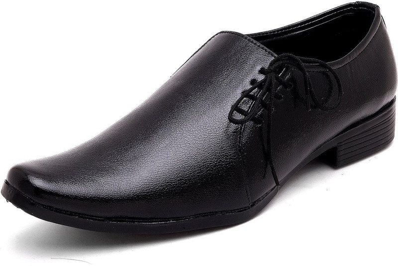 nirmit fashions shoe Lace Up For Men(Black)