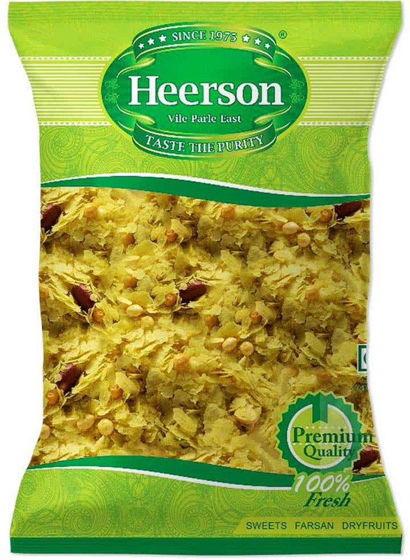 heerson Heerson's Nylone Poha Chiwda (2 Packs of 200gms)(Pack of 2, 2 x 100, 200 g)