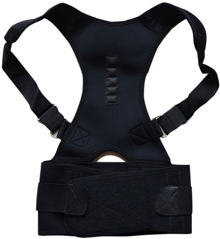 deepak Magnetic Hot sale Posture Corrector Back Brace to Correct Posture Belt Back & Abdomen Support(Black)