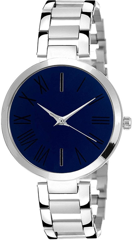 laxmo BLUE DIAL STEEL CHAIN WATCH FOR WOMEN'S Analog Watch  - For Women