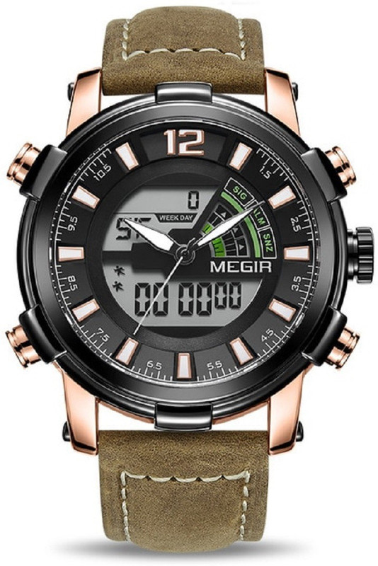 Megir Ml2089 Rgold Luxury Original Brand Military Sports Men
