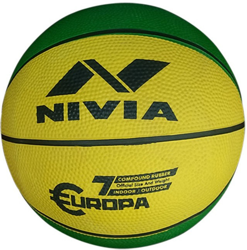 NIVIA Europa Basketball - Size: 3(Kids, Pack of 1, Multicolor)