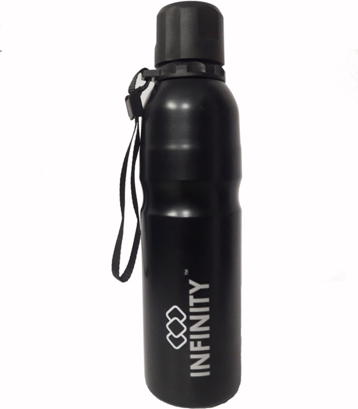 reptum decor infinity jeep double wall isolated steel bottle, Vacuum Hot And Cold Water Bottle 750 ml Bottle(Pack of 1, Black)