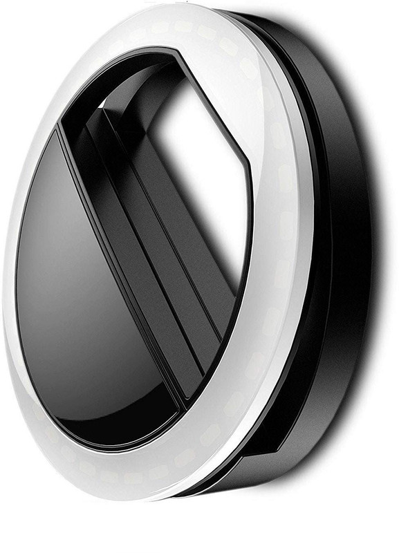 Blueseed Rechargeable LED Selfie Flash Light For Musically and Tik Tok Ring Flash 10 lx Camera LED Light(Batteries Included)