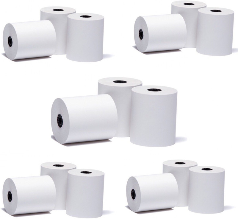 sewa POS 78 MM X 50 MTR. THERMAL PAPER ROLL PACK OF 15 Thermal Cash Register Paper(78 mm x 3 inch)