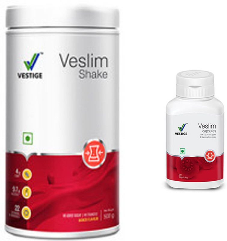 Vestige Veslim Shake and Veslim Capsules slimming solution (650 g)(2 Items in the set)