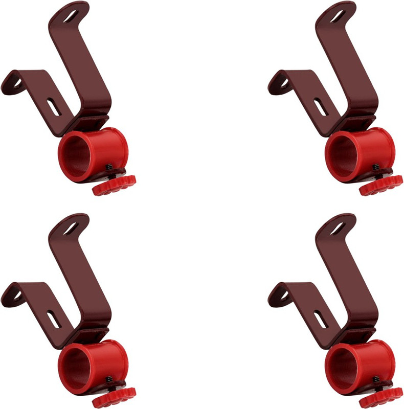 ashico Red Rod Rail Bracket(Pack of 4)