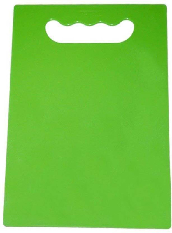 kanyka Fruit & Vegetable Chopping Board Plastic Rectangular Antibacterial Plastic Cutting Board(Multicolor Pack of 1)