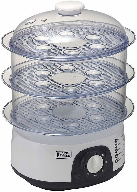 Black & Decker 12951 Food Steamer(10 L, White)