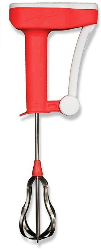 KETSAAL Curd maker/ Free Hand Blender for Egg & Cream Beater, Milkshake, Lassi, Butter Milk Mixer Beater 0 W Stand Mixer, Hand Blender(Red)