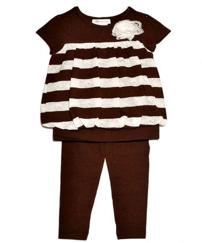bonnie jean brown dress Adaptor Clothing Gingham Long Sleeve Button Down Shirt Brown main image 1