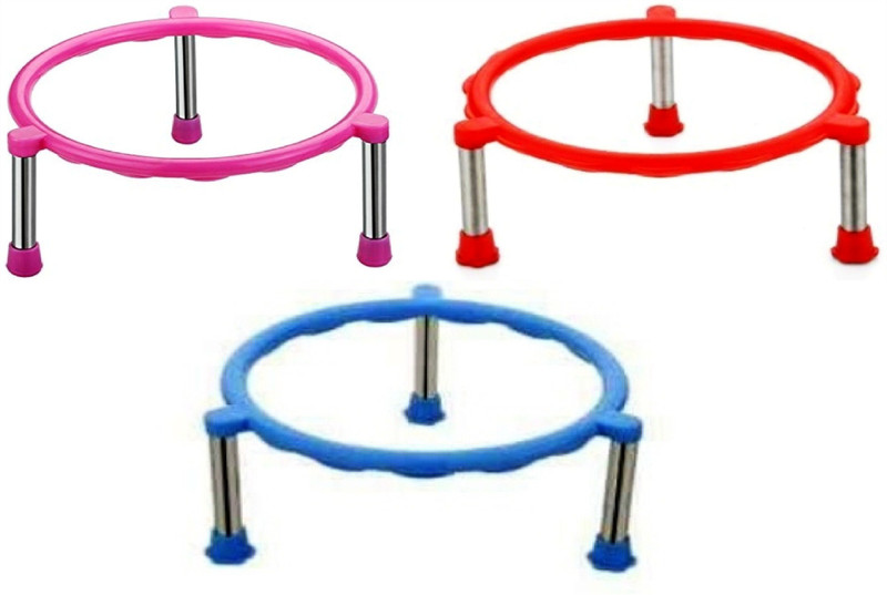 SATYAM CRAFT Matka Kitchen Rack Plastic Plastic Pot/Matka Stand /Other Multipurpose Stand