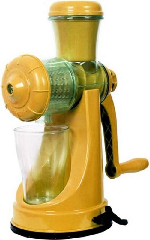 KitchenFest NO Fruit & Vegitable Plastic, Stainless 0 Juicer Mixer Grinder(Yellow, 1 Jar)
