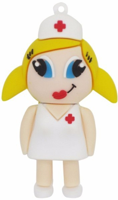 PANKREETI PDO32 Doctor Nurse Fancy Cartoon Designer 128 GB Pen Drive Compatible with Netbook, Gaming Console, Desktop Computer, Television, Audio Player, Laptop USB 2.0 Plastic Case(Multicolor)