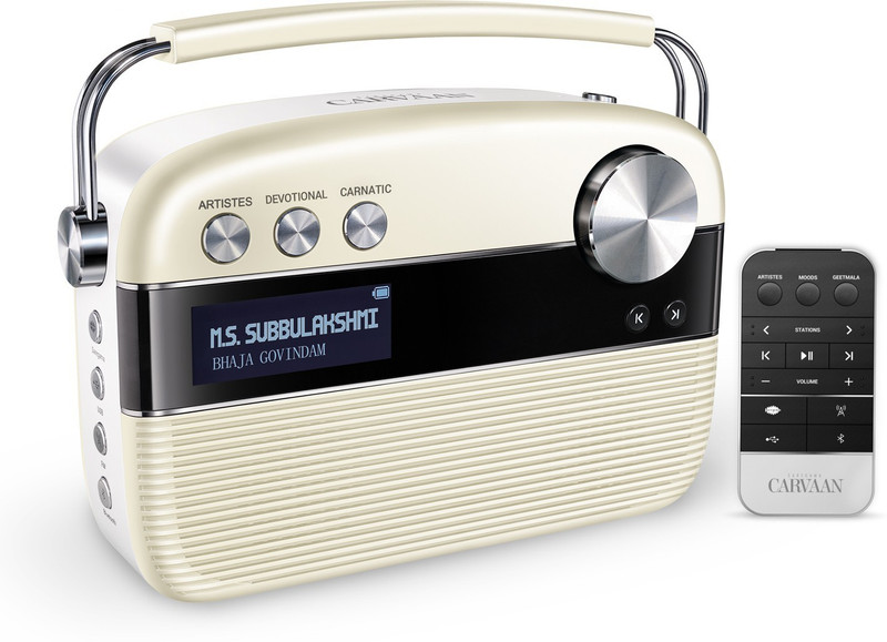 SAREGAMA SC03 10 W Bluetooth Speaker(Porcelain White, Stereo Channel)