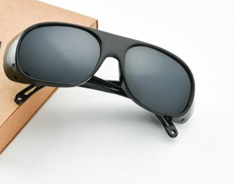 Alpha Man Round, Sports, Over-sized Sunglasses(Black)