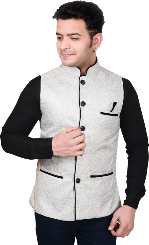 red camel Sleeveless Colorblock Men Jacket