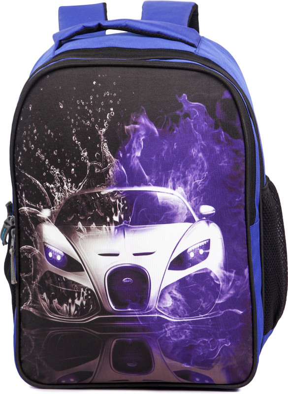 surya bags industries Surya Polyester Blue School Bag with Printed Character for Girls & Boys (Age Group 5-9) Waterproof Backpack(Blue, 24 L)