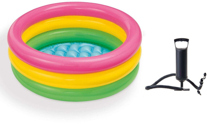 Nightstar 2ft Inflatable Bath Tub With Air Pump For Children Inflatable Swimming Pool(Multicolor)