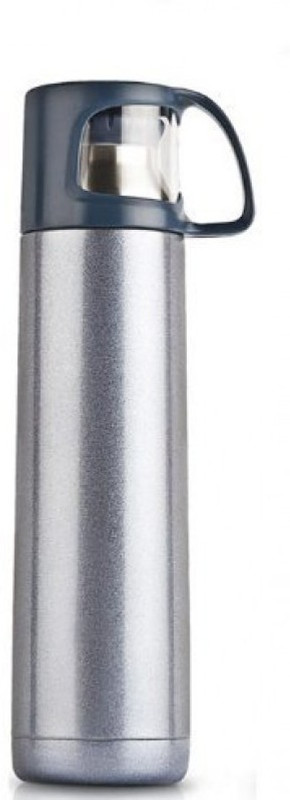 smile world power plus vacuumized tea/coffee/water flask bottle 500 ml Flask(Pack of 1, Silver)