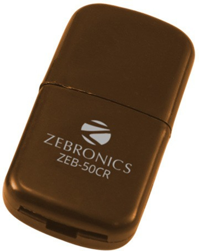 Zebronics zeb 50cr Card Reader(Brown)