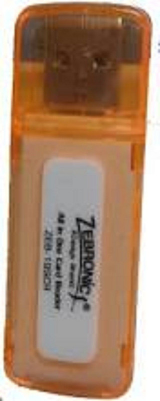 Zebronics zeb 199 cr Card Reader(Orange)