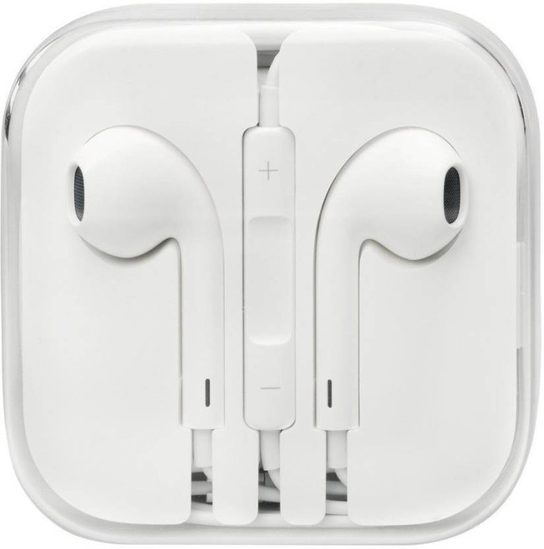 cloud search High Quality Earphone Wired Headset with Mic(White, In the Ear)