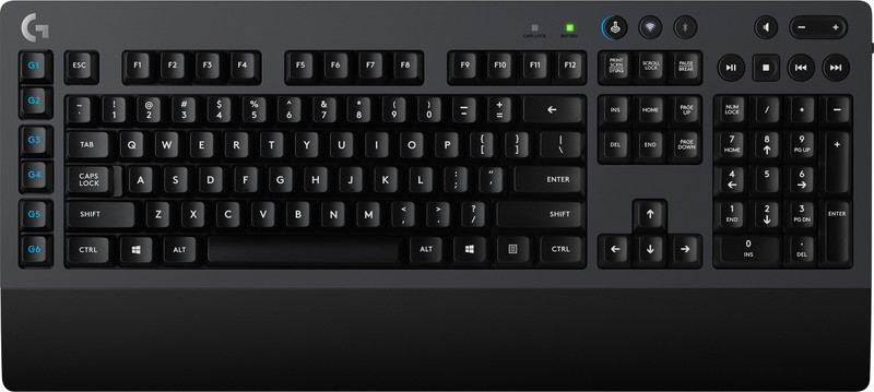 Logitech G613 / Programmable Keys, Silent Wireless Standard Gaming Keyboard Compatible with Desktop, Laptop, Mac(Black)