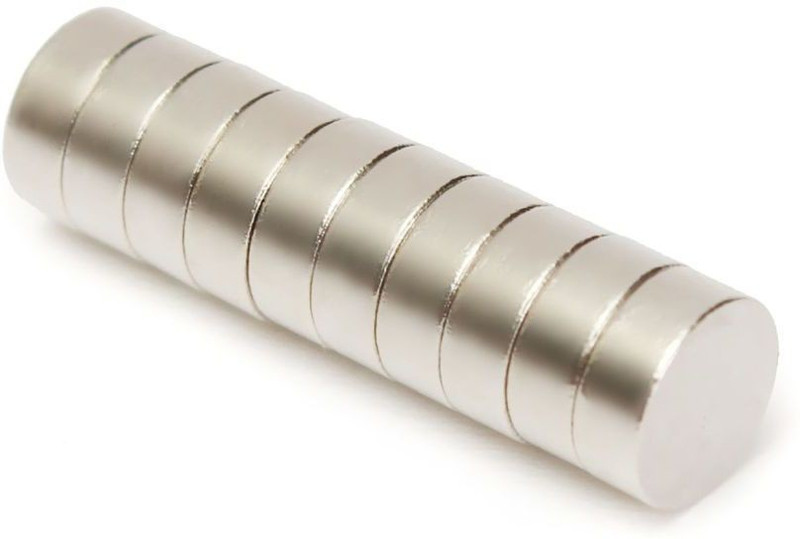 Magneticks 8mm x 3mm Disc Shaped Strong Neodymium Magnet Multipurpose Office Magnets Pack of 50