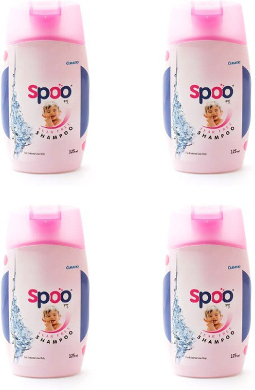 spoo SHAMPOO FOR BABY PACK OF 4(125 ml)