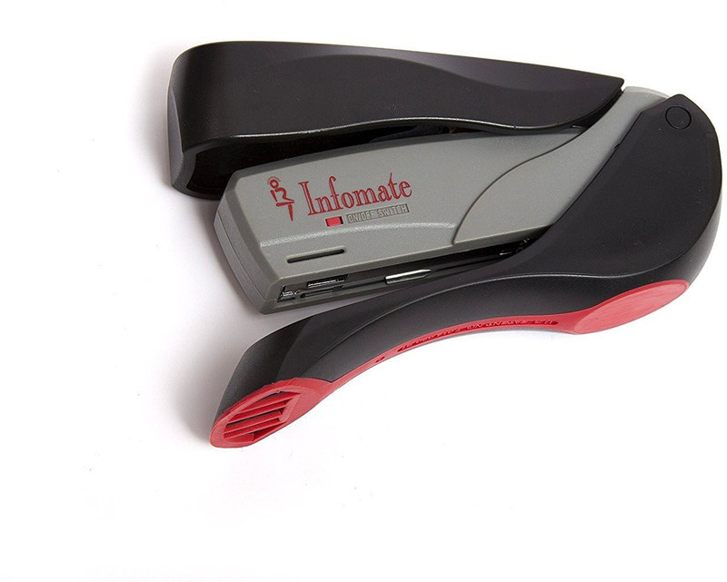 infomate Manual 26/6 Non removable Stapler(Set of 0, Black)