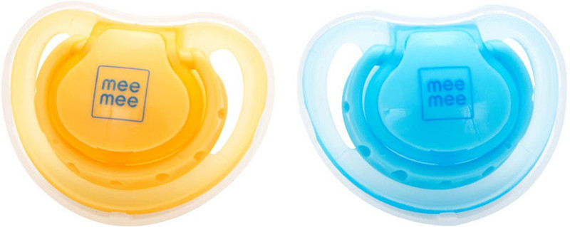 MeeMee Baby Pacifier with Soft Nipple (Green/Pink) Soother(Multicolor)