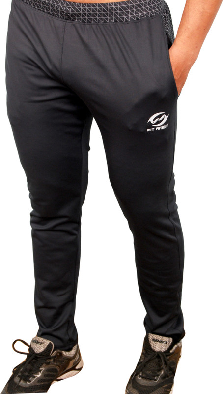 fit ambit Solid Men's Blue Track Pants