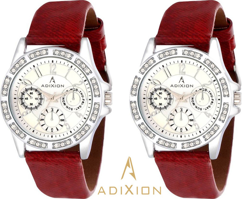ADIXION AD9401SL0202 New Chronograph Pattern Analog Watch - For Women