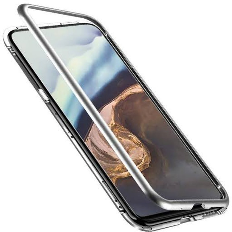 karryonn Bumper Case for METAL CASE AND HEAVY GLASS(SILVER, Grip Case)