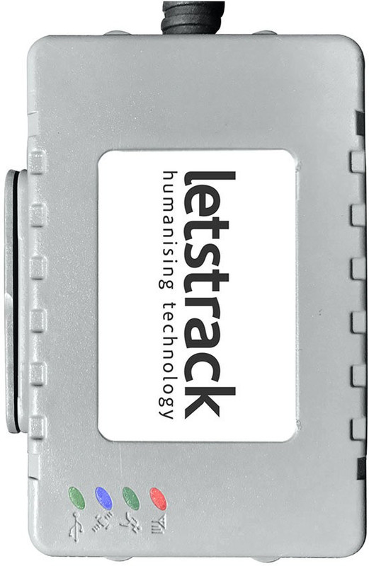 letstrack AIS 140 GPS Tracking Devices - Government Approved Trackers GPS Device(Grey)