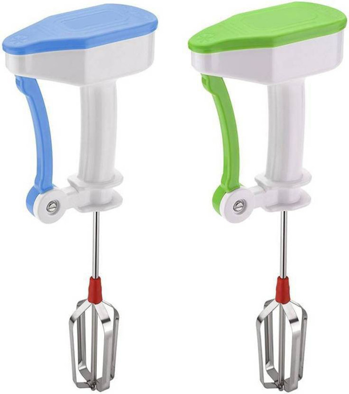 Pitambara Pack of 2 Plastic Hand Blender and Beater 0 W Hand Blender(Multicolor)